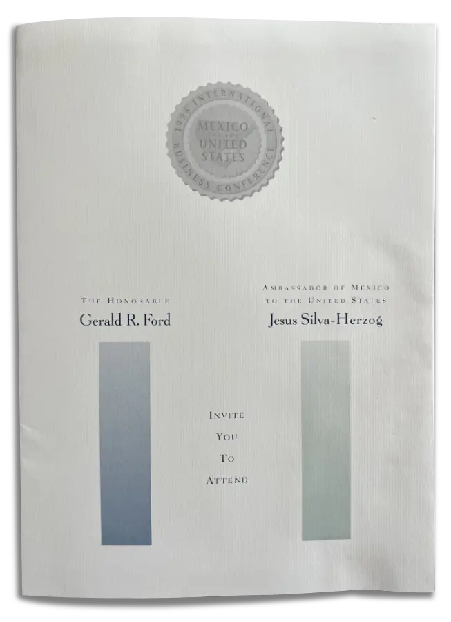 The Honorable Gerald Ford's International Business Conference